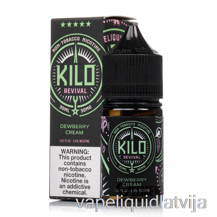 Rasas Ogu Krēms - Kilo Revival Salts - 30ml 30mg Vape šķidrums